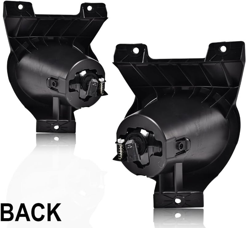 DOTCOM 2PCS 42W Fog Light Assembly, Fit Ford F150 2011 2012 2013 2014,(NOT For SVT Raptor Models), Bumper Driving Lamps, Clear lens, W/Switch/Bracket/Bulbs - Image 2